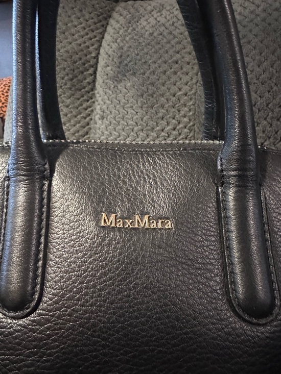 Max Mara Black Leather Dome Bag | eBay MaxMara Black Pebbled Leather Dome Satchel